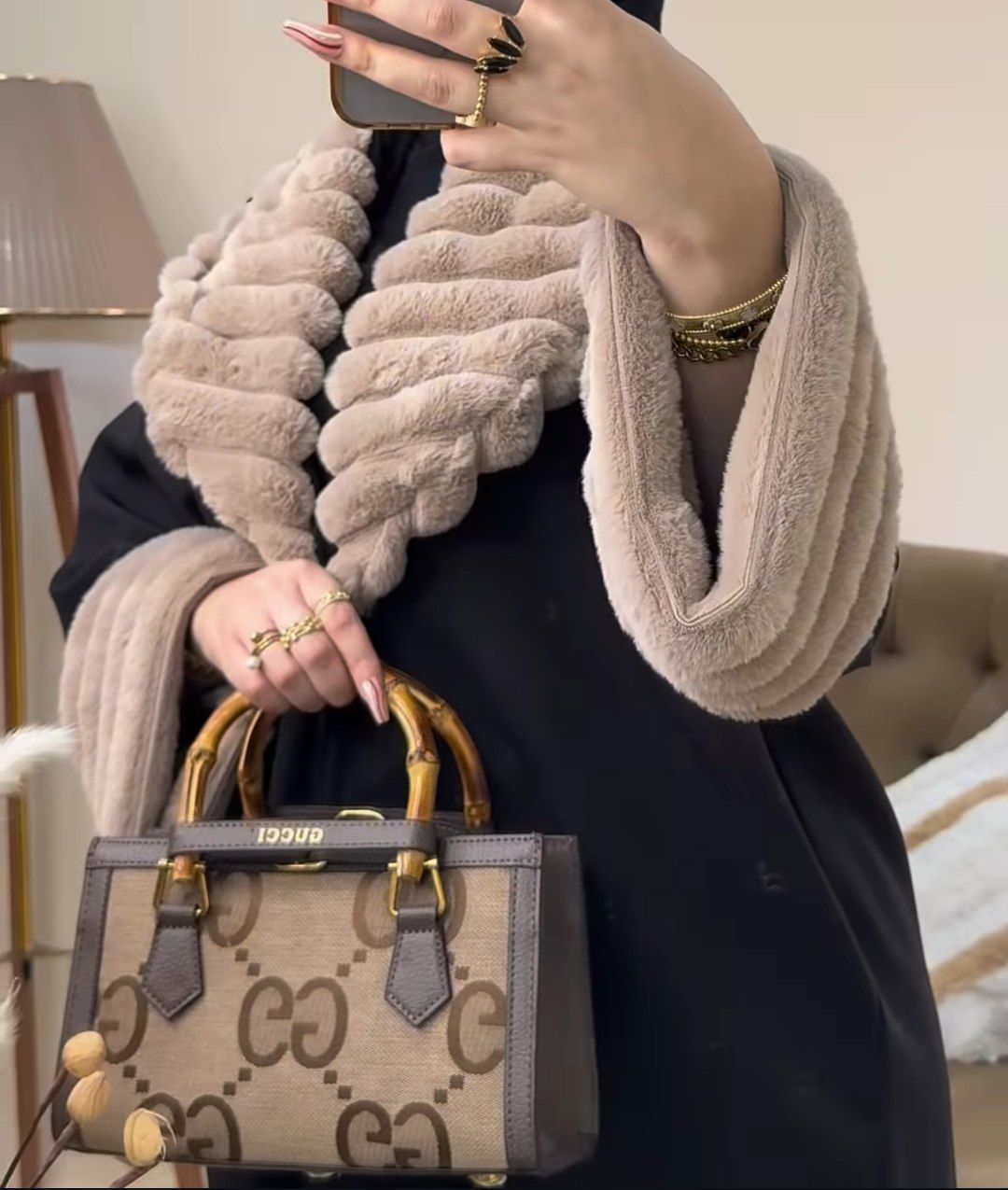 معطف  – Manteau Fourrure yours clothign brand