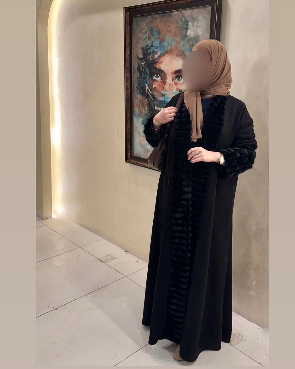 معطف FURORE – اللون الأسود