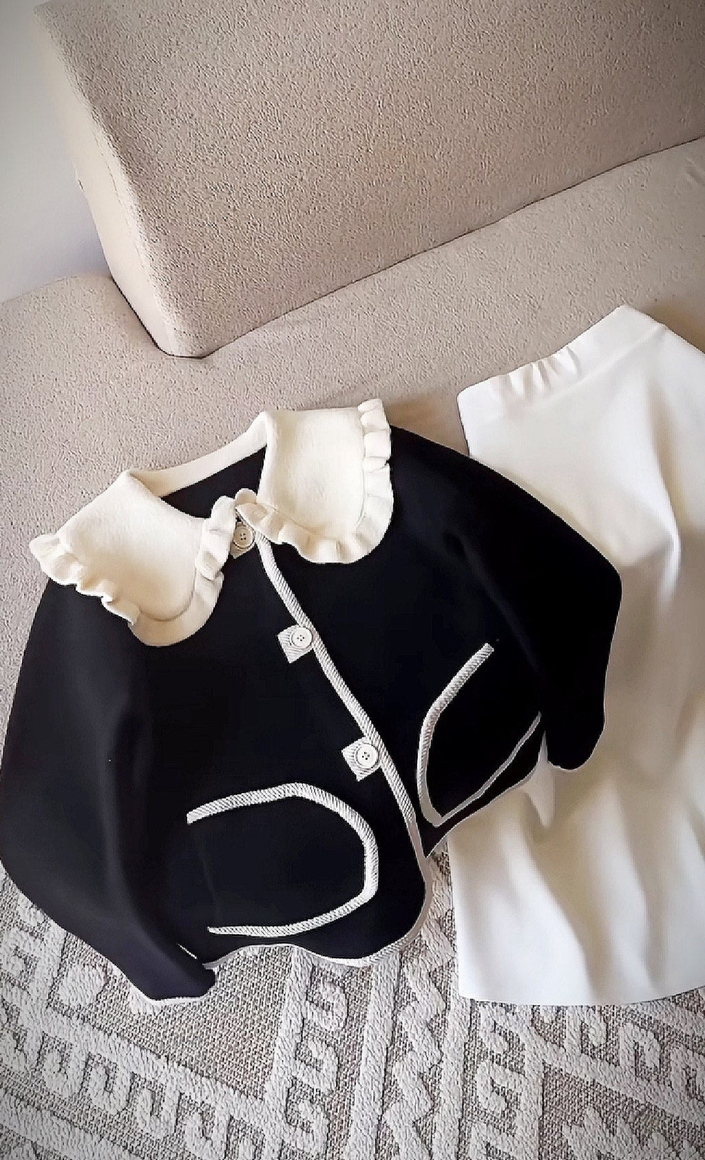 طقم فيست كشمير مع تنورة – أناقة راقية لكل المناسبات yours clothign brand